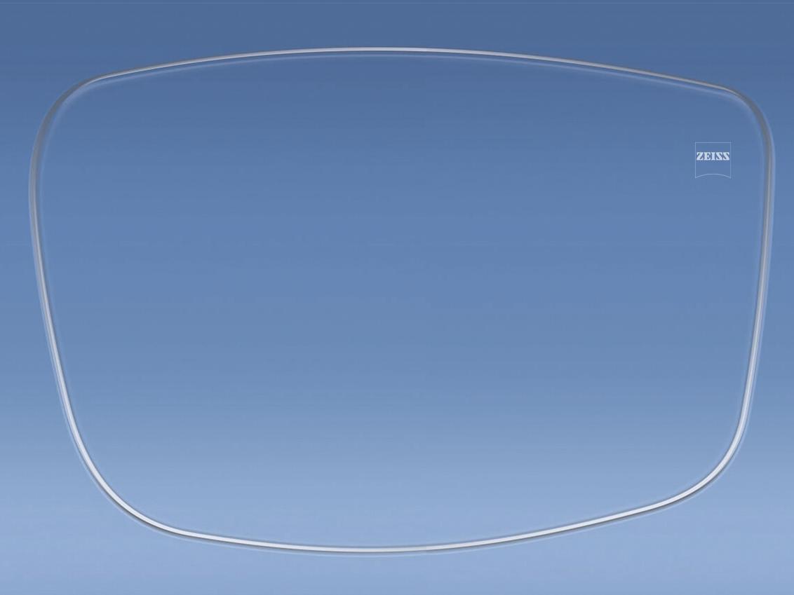 Illustration af et brilleglas med og uden anti-refleks-coating 