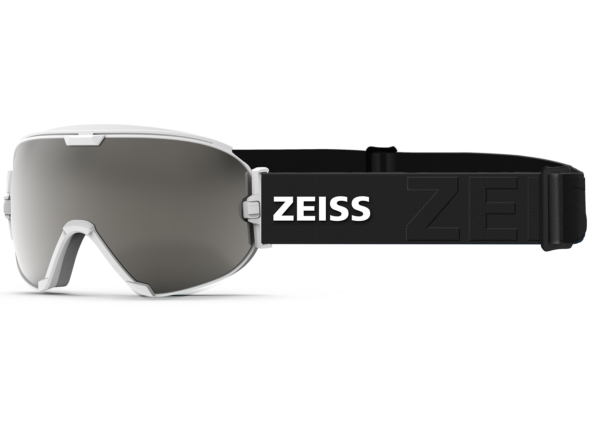 Skibriller fra ZEISS med mørkegråt visir og sort strop