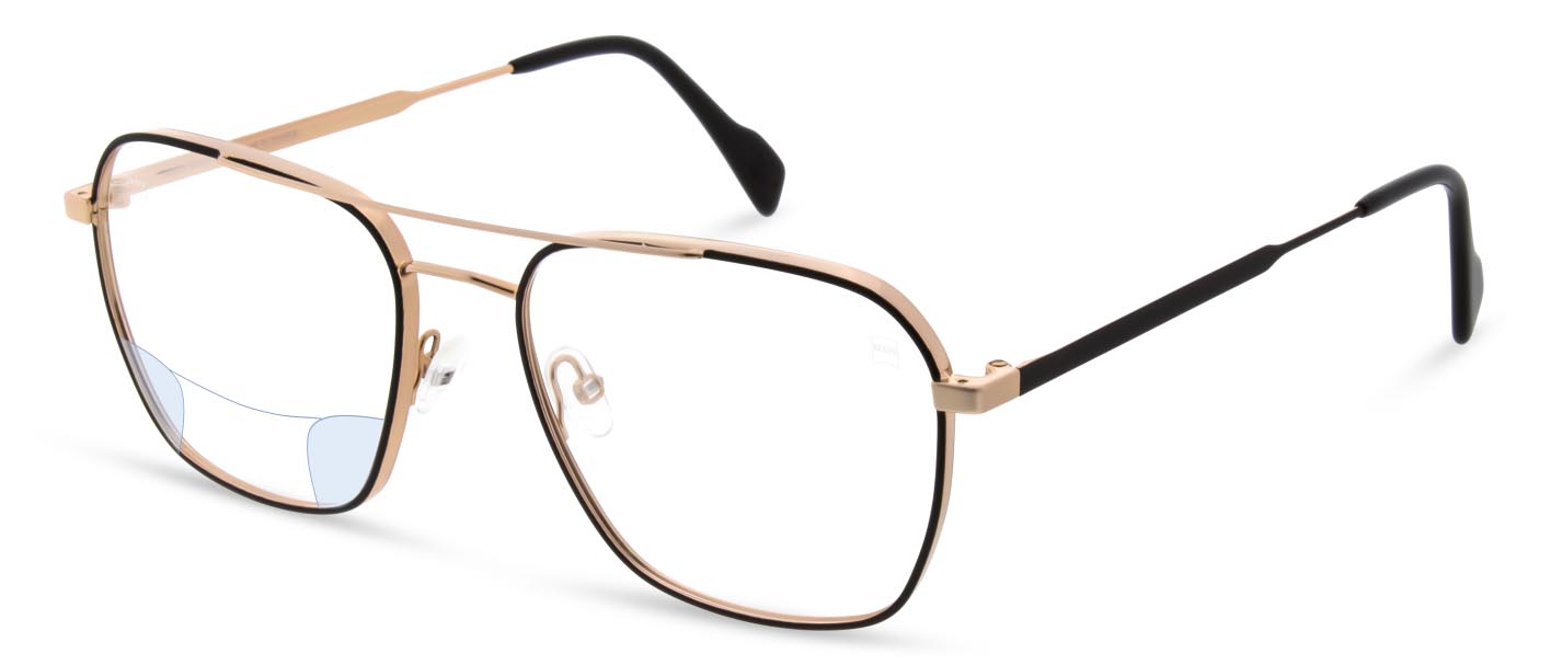 Briller med ZEISS Digital SmartLife brilleglas viser synszonerne.